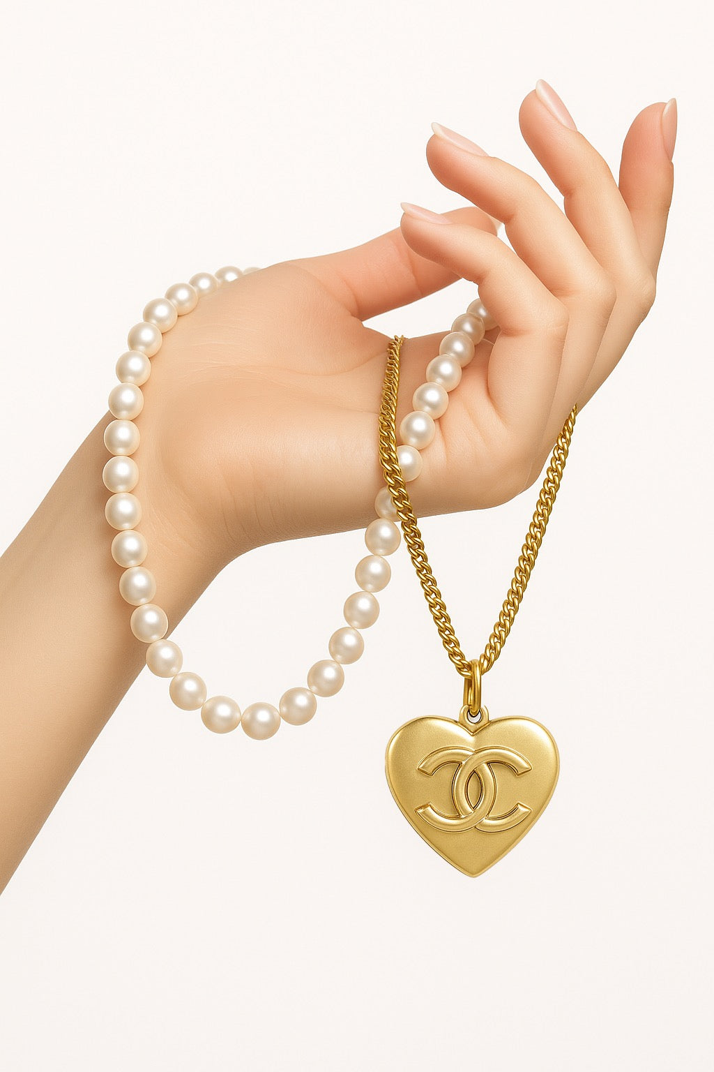 We Love COCO- Large Heart Pendant Necklace