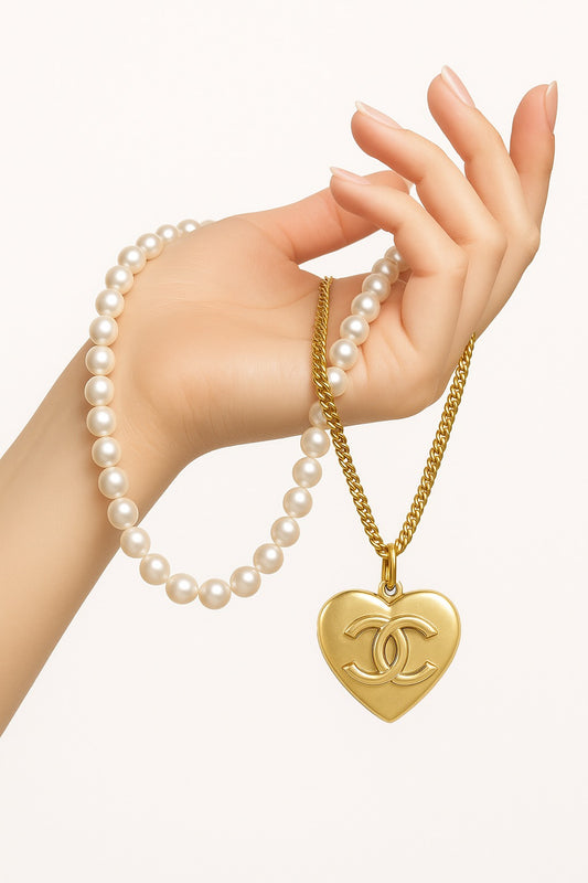 We Love COCO- Large Heart Pendant Necklace